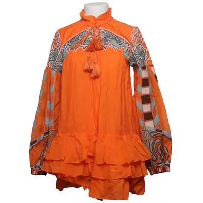 Klänning (Orange, Flerfärgad) från Iris Apfel x H&M Lyocell, Polyamid, Polyester