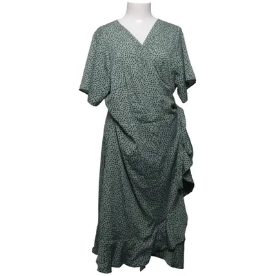 Wickelkleid (Grün, Schwarz) von ONLY Carmakoma Polyester