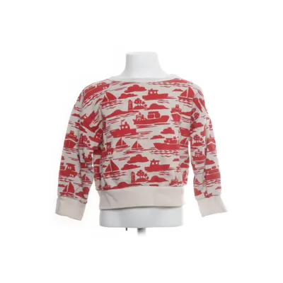 Sweatshirt (White, Red) from Petit Bateau Cotton