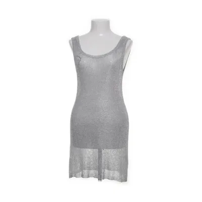 Kjole (Grå) fra Divided by H&M Metallfiber, Viscose