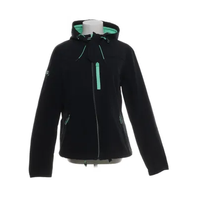 Softshell jacket (Zwart, Groen) van Superdry Elastaan, Polyester