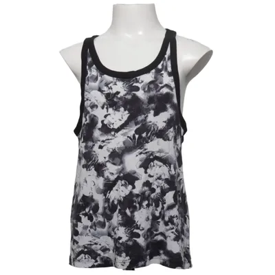 Sports tank top (Black, White) from Warp Cotton, Modal