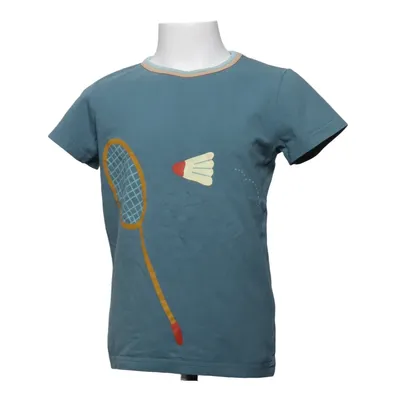T-shirt (Blauw) van BABA Katoen, Elastaan
