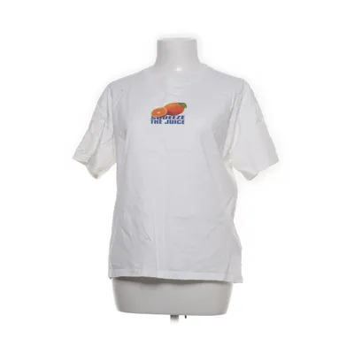 T-shirt (White, Multicolored) from Pull & Bear Cotton