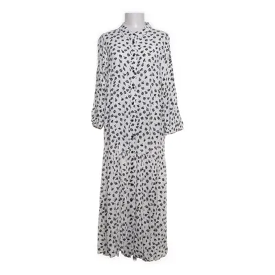 Maxi jurk (Wit, Zwart) van Zara Viscose
