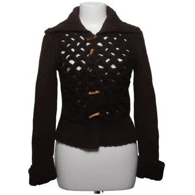 Cardigan (Marron) de King Kong Acrylique, Laine