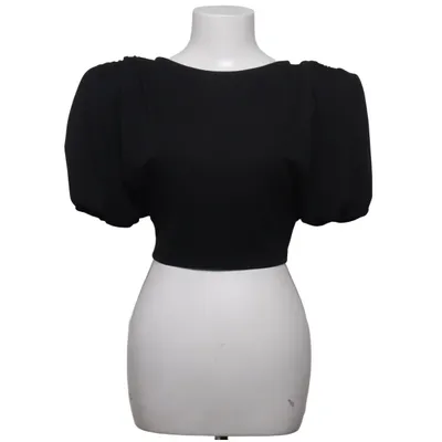 Crop top (Black) from Adoore Elastane, Polyester