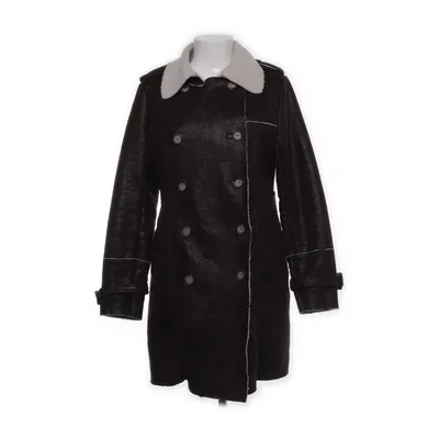 Shearling jas (Bruin, Wit) van Romeo & Juliet Couture Polyester