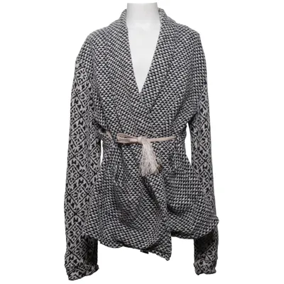 Wrap cardigan (Black, White) from Scotch & Soda Cotton, Polyester