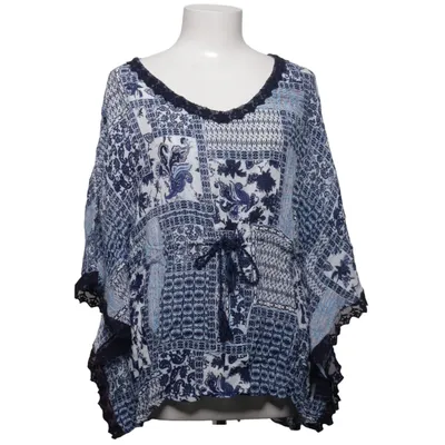 Poncho (Blå, Vit, Svart) från Soda Viskos