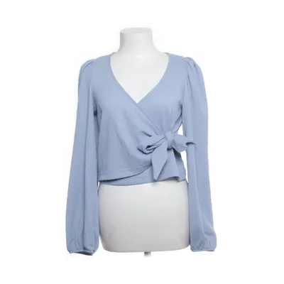 Blouse portefeuille (Bleu) de Monki Élasthane, Polyester