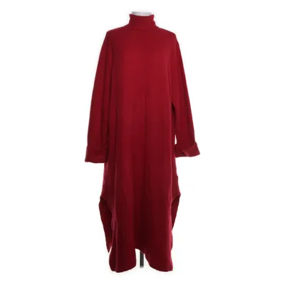 Jurk met col (Rood) van Rainbow Acryl, Polyester, Elastaan