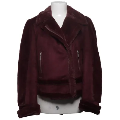 Shearling jas (Rood) van Lipsy London Polyester