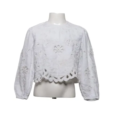 Bluse (Weiß) von Zara Baumwolle