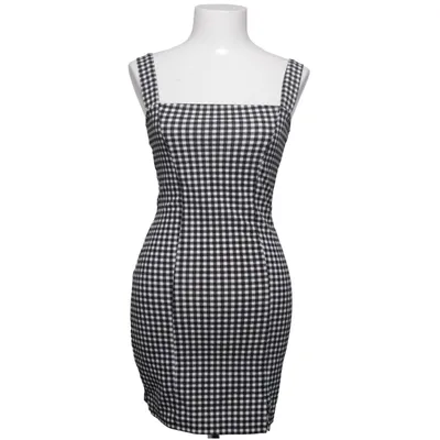 Kjole (Sort, Hvid, Flerfarvet) fra Divided by H&M Elastan, Polyester