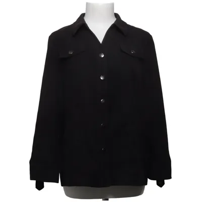 Overshirt (Zwart) van JM Collection Elastaan, Polyester