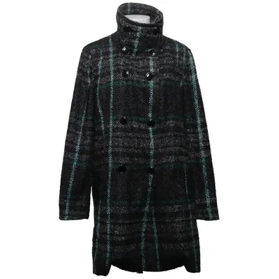 Coat (Gray, Blue) from Encuentro Acrylic, Polyester