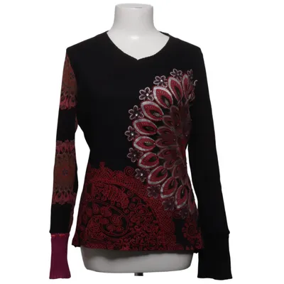 Long sleeve T-shirt (Black, Red, Multicolored) from Desigual Cotton