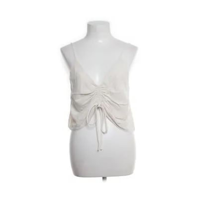 Crop Top (Beige) von Avenue. Clothing Leinen, Viskose