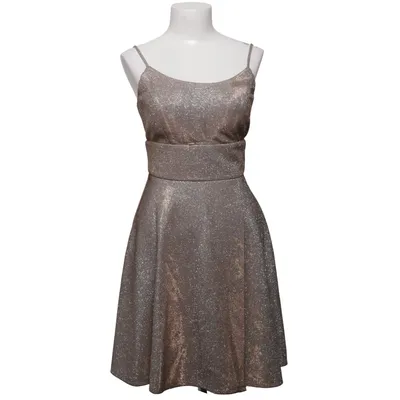 Cocktailkleid (Beige) von Morgan & Co Metallfaser, Polyester
