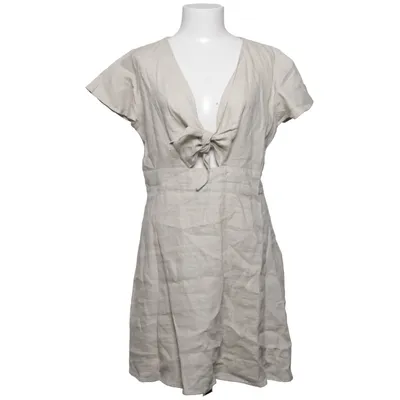 Dress (Beige) from NA-KD Cotton, Linen