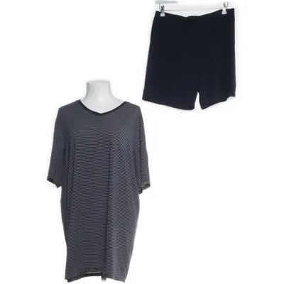 Pyjamas (Vit, Blå) från Schiesser Bomull, Modal