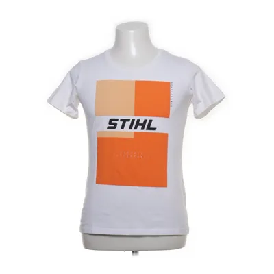 T-shirt (Wit, Oranje) van STIHL Katoen, Elastaan