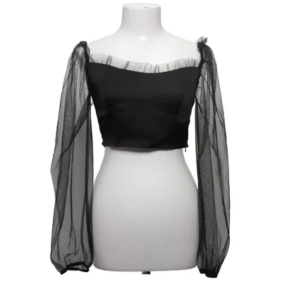 Crop top (Black) from Parisian Elastane, Polyester