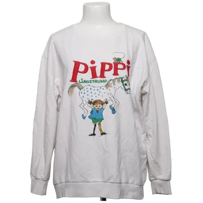 Sweatshirt (Blanc, Multicolore) de Pippi Långstrump Coton, Élasthane, Polyester