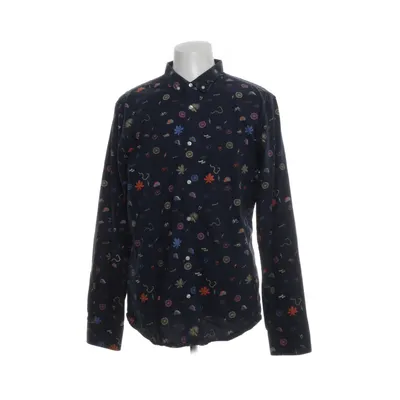 Overhemd (Blauw, Meerkleurig) van Knowledge Cotton Apparel Katoen