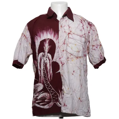 Chemise à manches courtes (Rouge, Blanc, Multicolore) de Moonlight Coton