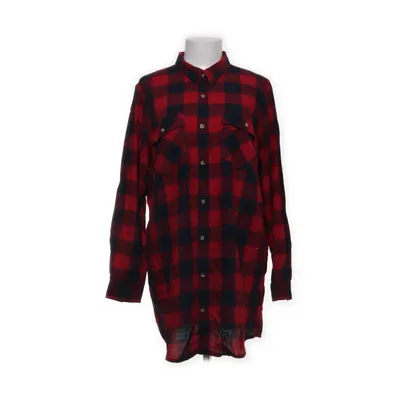 Shirt (Red, Black) from Atmosphere Cotton, Viscose