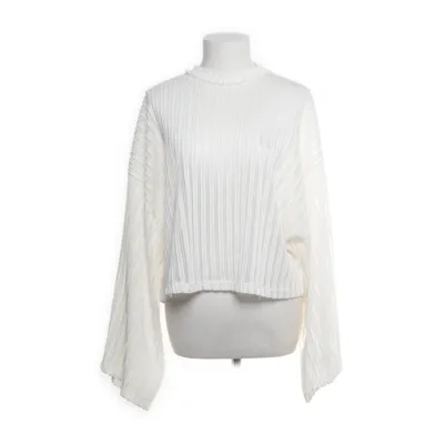 Blouse (White) from Zara W&B Collection Elastane, Polyester