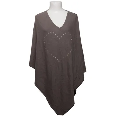 Poncho (Grijs) van Tina Wodstrup Angora, Kasjmier, Katoen, Polyamide, Viscose