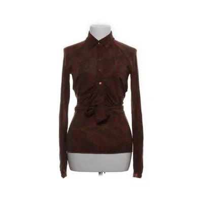 Blouse (Brown, Multicolored) from Etro Elastane, Nylon, Wool