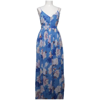 Maxi jurk (Blauw, Meerkleurig) van Fashion Nova Polyester