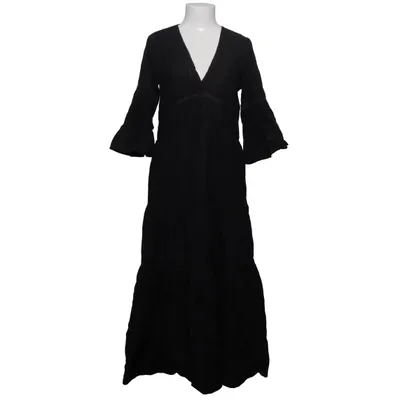 Maxikjole (Sort) fra Rue de Femme Polyamid, Viscose