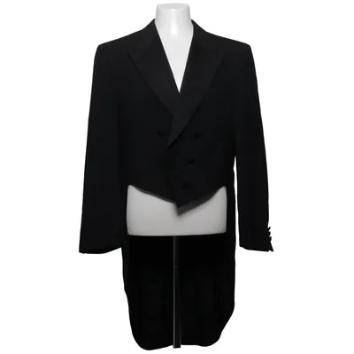 Paradejakke (Sort) fra Long John Viscose, Uld