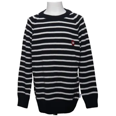 Sweater (Sort, Hvid) fra Kronstadt Polyester, Genanvendt bomuld