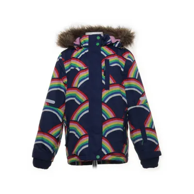 Vinterjacka (Blå, Flerfärgad) från Mini Boden Polyester