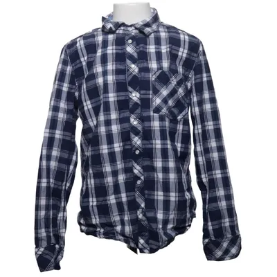 Flannel skjorte (Blå, Hvid) fra MyWear Kids Bomuld