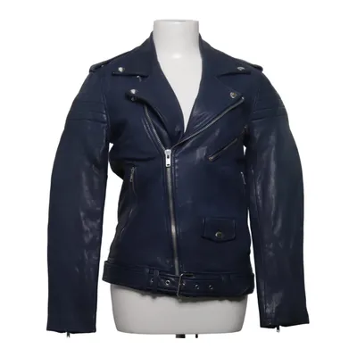 Biker jacket (Blue) from BLK DNM Leather, Polyester