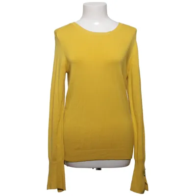 Pull-over (Jaune) de Zara Knit Élasthane, Polyamide, Viscose