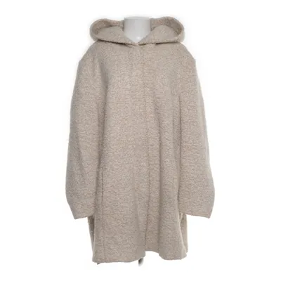 Frakke (Beige, Hvid) fra ONLY Carmakoma Polyester, Uld