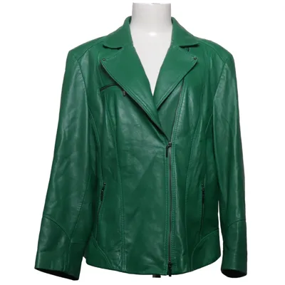 Läderjacka (Grön) från Gerry Weber Acetat, Skinn