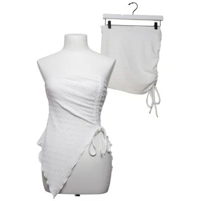 Set (Vit) från Shein Elastan, Polyester