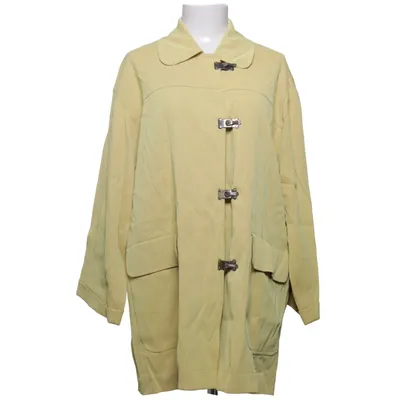 Frakke (Beige) fra Ben Barton Acetat, Bomuld, Viscose