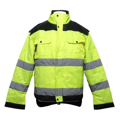 Reflexjacka (Gul, Svart, Silverfärgad) från DuPont Bomull, Polyester