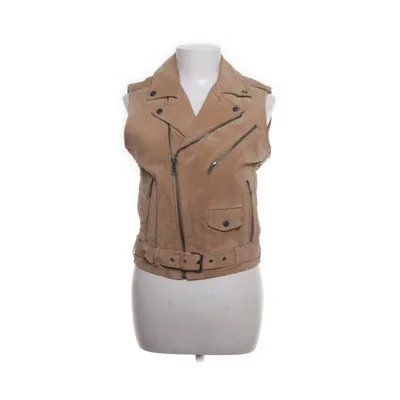 Biker vest (Beige) from Saints & Mortals Leather