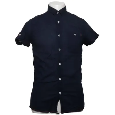Korte mouwen shirt (Blauw) van House Brand Katoen